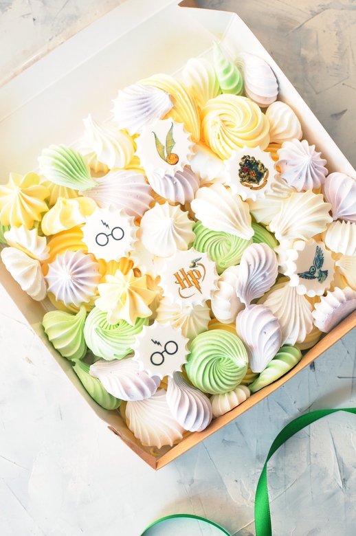 Безе с принтом Гарри Поттер