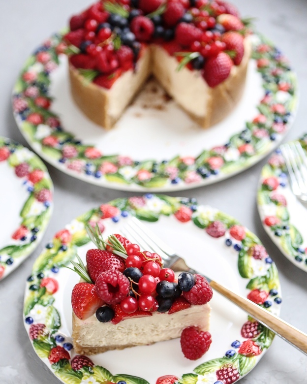 Чизкейк Нью-Йорк с песочной основой