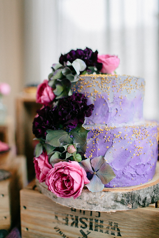 Торты с цветочным оформлением